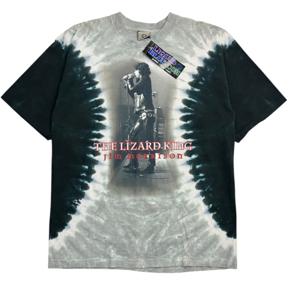 2002 The Lizard King Jim Morrison Liquid Blue T-Shirt